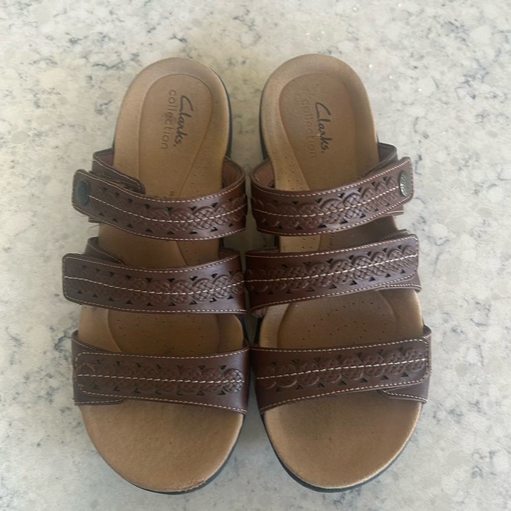 Clark’s slide sandals 8.5